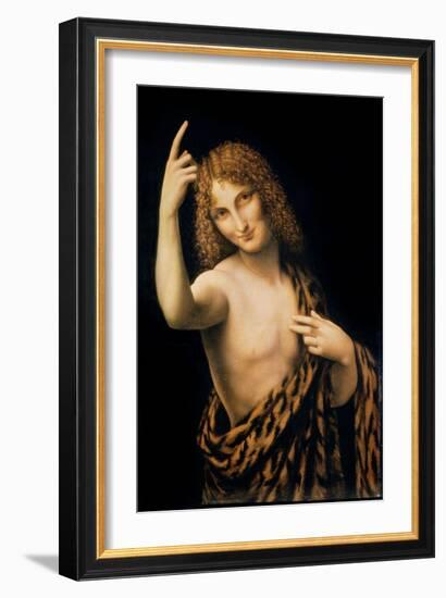 St. John the Baptist, 16th Century-Leonardo da Vinci-Framed Giclee Print