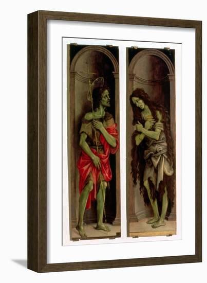 St. John the Baptist and St. Mary Magdalene-Filippino Lippi-Framed Giclee Print