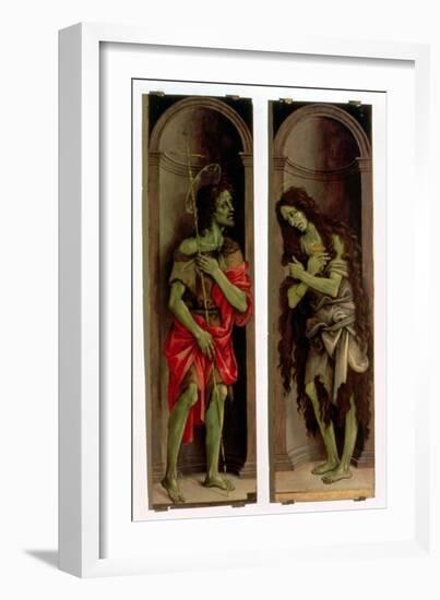 St. John the Baptist and St. Mary Magdalene-Filippino Lippi-Framed Giclee Print