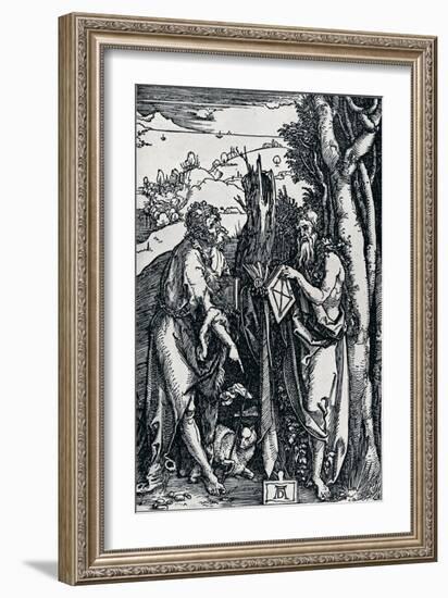 St John the Baptist and St Onuphrius, 1504-Albrecht Dürer-Framed Giclee Print