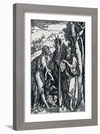 St John the Baptist and St Onuphrius, 1504-Albrecht Dürer-Framed Giclee Print