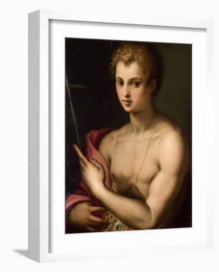 St. John the Baptist, C.1570-Michele Di Ridolfo Tosini-Framed Giclee Print