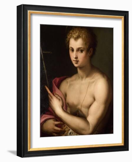 St. John the Baptist, C.1570-Michele Di Ridolfo Tosini-Framed Giclee Print