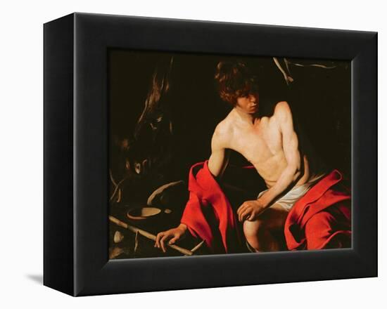 St. John the Baptist, c.1598-99-Caravaggio-Framed Premier Image Canvas