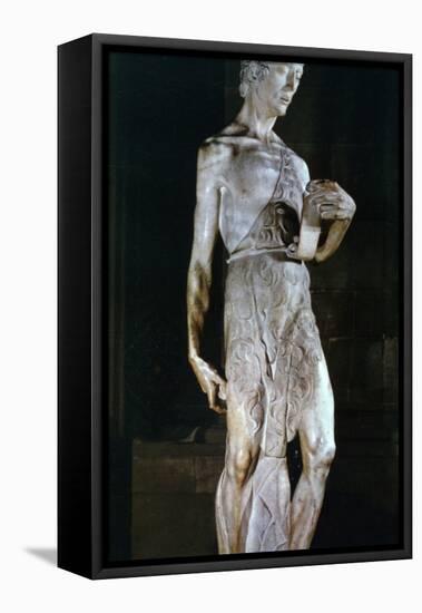 St John the Baptist, C1420-1460-Donatello-Framed Premier Image Canvas