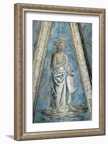 St. John the Baptist, Fresco-Andrea Del Castagno-Framed Giclee Print