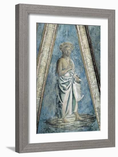 St. John the Baptist, Fresco-Andrea Del Castagno-Framed Giclee Print