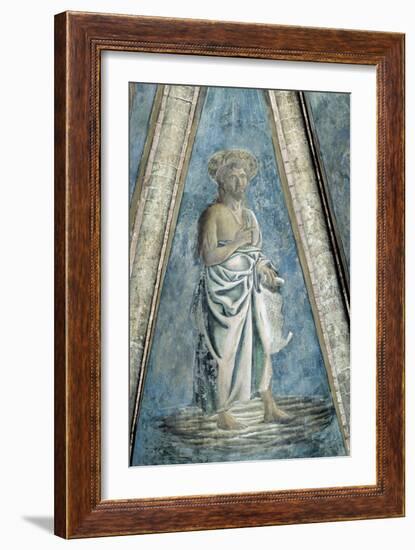 St. John the Baptist, Fresco-Andrea Del Castagno-Framed Giclee Print