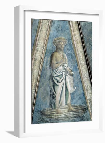 St. John the Baptist, Fresco-Andrea Del Castagno-Framed Giclee Print