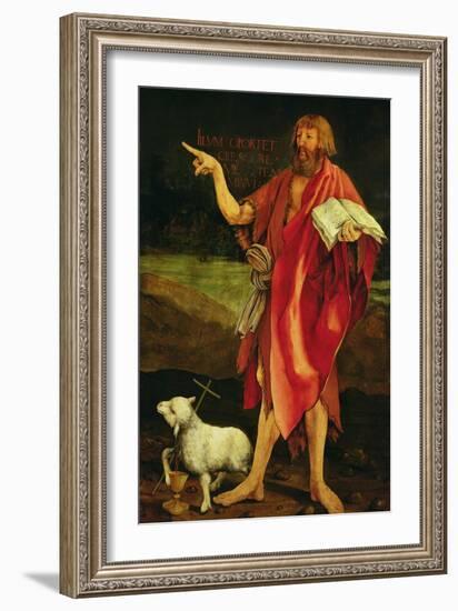 St. John the Baptist from the Isenheim Altarpiece, circa 1512-16-Matthias Grünewald-Framed Giclee Print