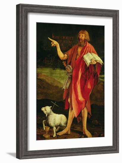 St. John the Baptist from the Isenheim Altarpiece, circa 1512-16-Matthias Grünewald-Framed Giclee Print