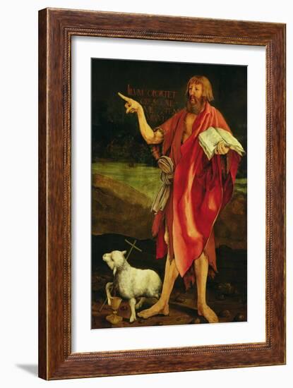 St. John the Baptist from the Isenheim Altarpiece, circa 1512-16-Matthias Grünewald-Framed Giclee Print