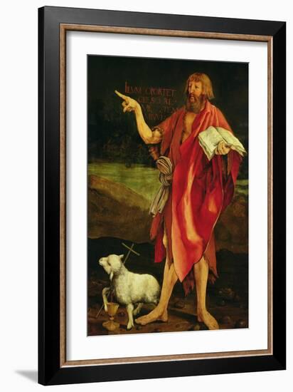 St. John the Baptist from the Isenheim Altarpiece, circa 1512-16-Matthias Grünewald-Framed Giclee Print