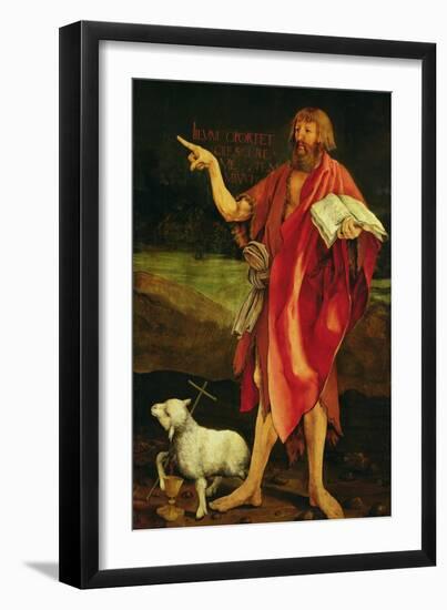 St. John the Baptist from the Isenheim Altarpiece, circa 1512-16-Matthias Grünewald-Framed Giclee Print