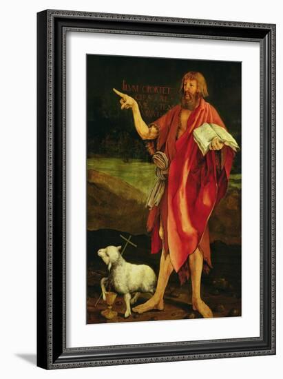 St. John the Baptist from the Isenheim Altarpiece, circa 1512-16-Matthias Grünewald-Framed Giclee Print