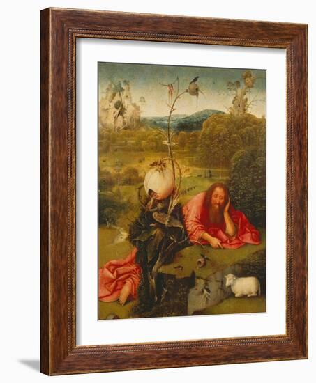 St. John the Baptist in the Desert-Hieronymus Bosch-Framed Giclee Print