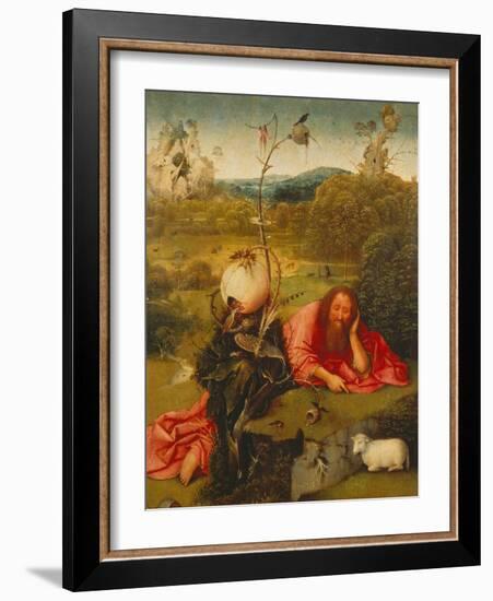 St. John the Baptist in the Desert-Hieronymus Bosch-Framed Giclee Print