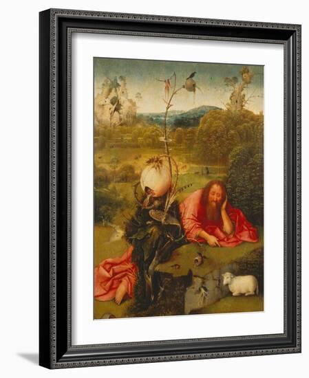 St. John the Baptist in the Desert-Hieronymus Bosch-Framed Giclee Print