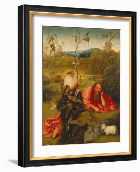 St. John the Baptist in the Desert-Hieronymus Bosch-Framed Giclee Print