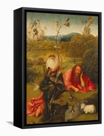St. John the Baptist in the Desert-Hieronymus Bosch-Framed Premier Image Canvas