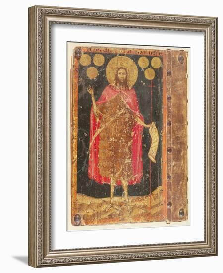 St John the Baptist with Gold Florins, C.1380-Unknown Artist-Framed Giclee Print