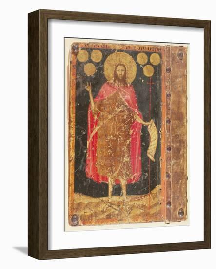 St John the Baptist with Gold Florins, C.1380-Unknown Artist-Framed Giclee Print