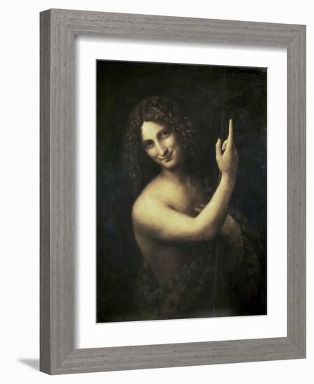 St. John the Baptist-Leonardo da Vinci-Framed Giclee Print