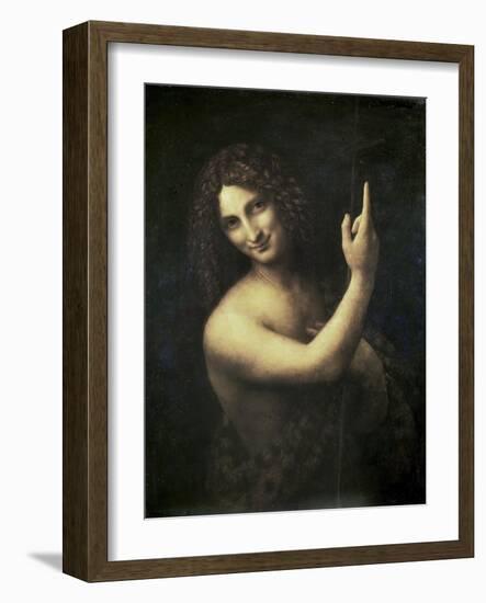 St. John the Baptist-Leonardo da Vinci-Framed Giclee Print