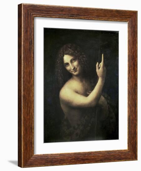 St. John the Baptist-Leonardo da Vinci-Framed Giclee Print