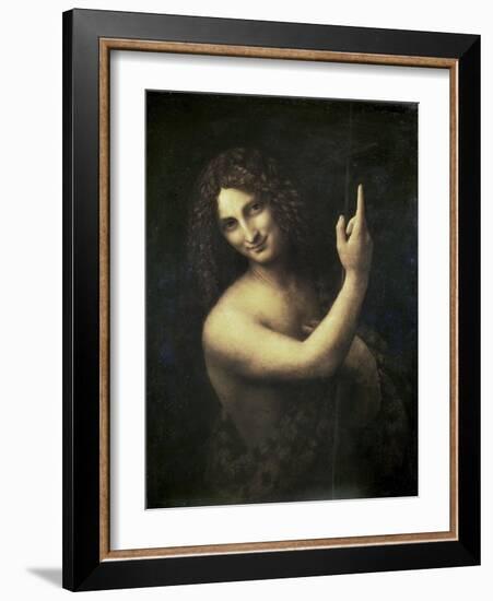 St. John the Baptist-Leonardo da Vinci-Framed Giclee Print