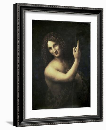 St. John the Baptist-Leonardo da Vinci-Framed Giclee Print