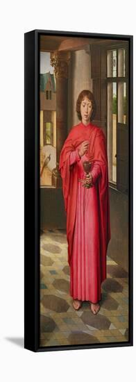 St. John the Evangelist, a Panel from 'The Donne Triptych', c.1494-Hans Memling-Framed Premier Image Canvas