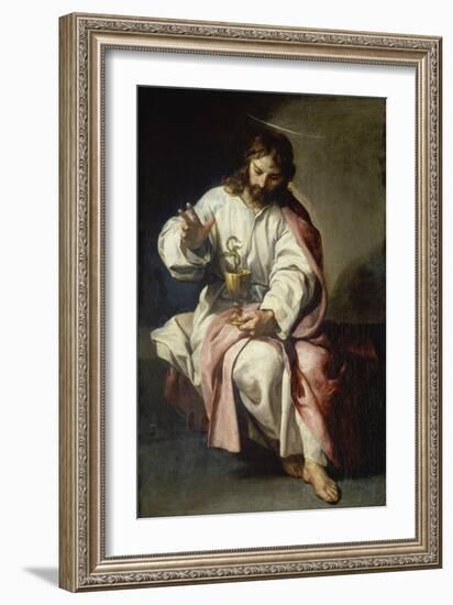 St, John the Evangelist and the Poisoned Cup, 1636-38-Alonso Cano-Framed Giclee Print