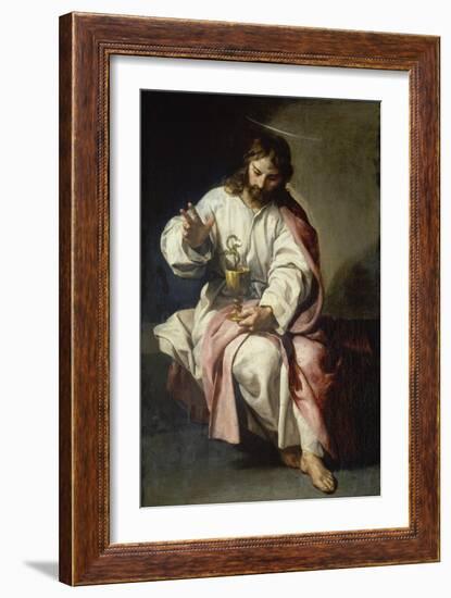 St, John the Evangelist and the Poisoned Cup, 1636-38-Alonso Cano-Framed Giclee Print