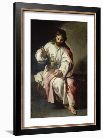 St, John the Evangelist and the Poisoned Cup, 1636-38-Alonso Cano-Framed Giclee Print