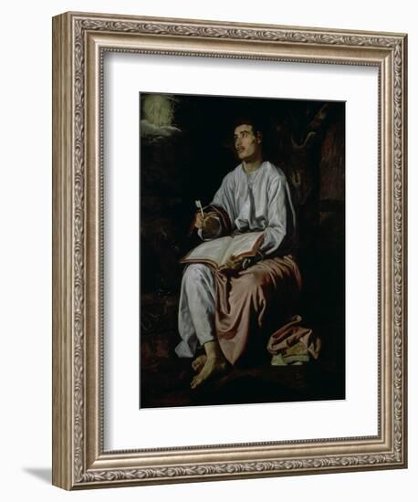 St. John the Evangelist on the Island of Patmos, c.1618-Diego Velazquez-Framed Giclee Print