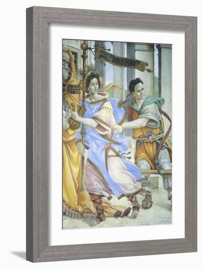 St John the Evangelist Resuscitating Drusiana, 1502-Filippino Lippi-Framed Giclee Print