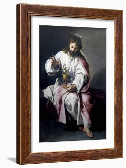 St John the Evangelist with the Poisoned Cup, 1636-Alonso Cano-Framed Giclee Print