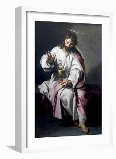 St John the Evangelist with the Poisoned Cup, 1636-Alonso Cano-Framed Giclee Print