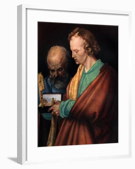 St John with St Peter, 1526-Albrecht Durer-Framed Giclee Print