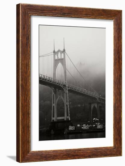 St. Johns Bridge I-Erin Berzel-Framed Photographic Print