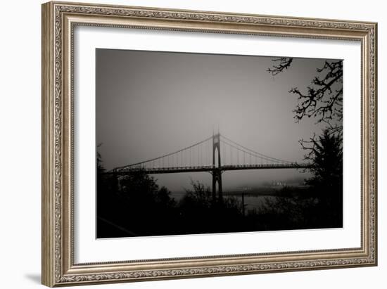 St. Johns Bridge V-Erin Berzel-Framed Photographic Print