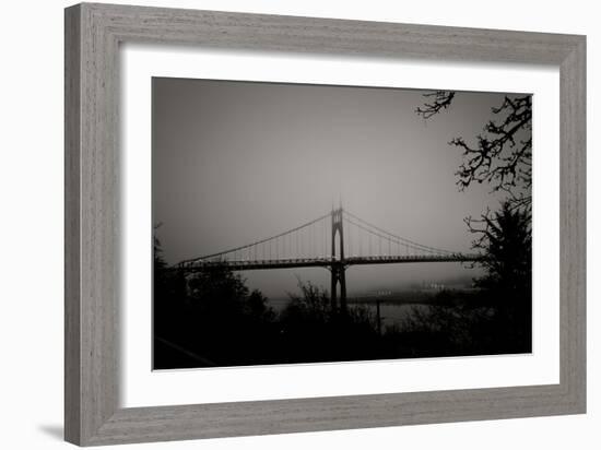 St. Johns Bridge V-Erin Berzel-Framed Photographic Print