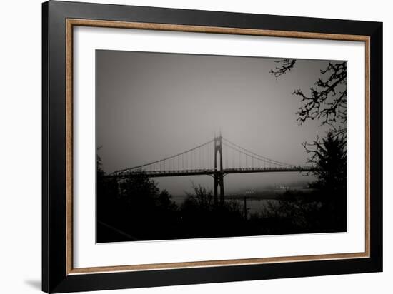 St. Johns Bridge V-Erin Berzel-Framed Photographic Print