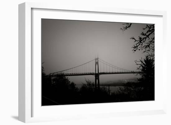 St. Johns Bridge V-Erin Berzel-Framed Photographic Print