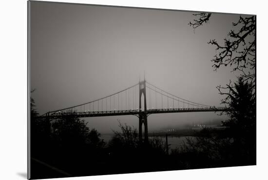 St. Johns Bridge V-Erin Berzel-Mounted Photographic Print