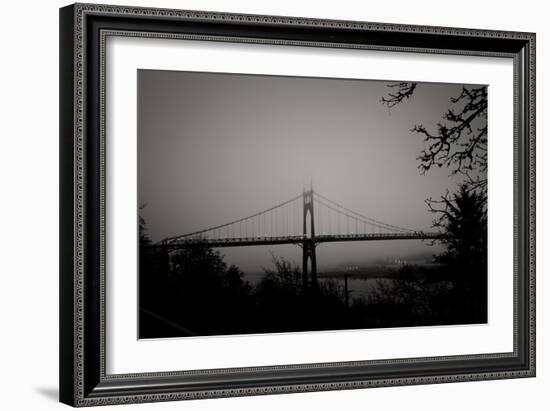 St. Johns Bridge V-Erin Berzel-Framed Photographic Print