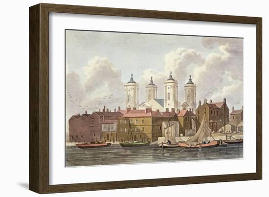 St. Johns Church Westminster, 1815-Thomas Hosmer Shepherd-Framed Giclee Print