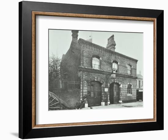 St Johns Wood Fire Station, Hampstead, London, 1906-null-Framed Photographic Print