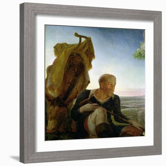 St. Joseph from "Rest on the Flight into Egypt," 1805-06-Philipp Otto Runge-Framed Giclee Print